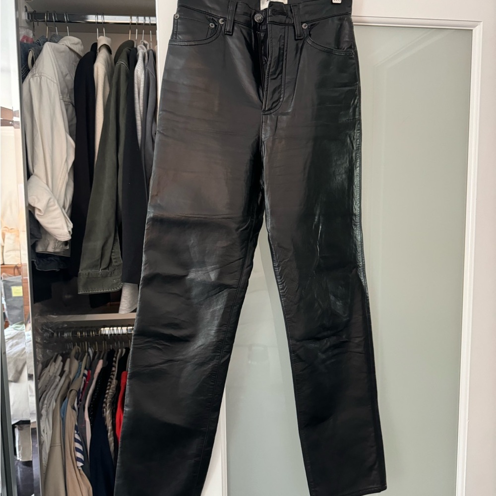 Agolde Leather Pants